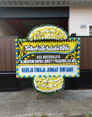 Papan Bunga Duka di Tarumajaya